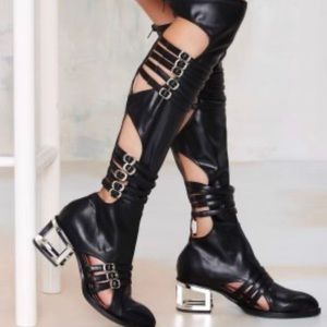Jeffrey Campbell caged boots!